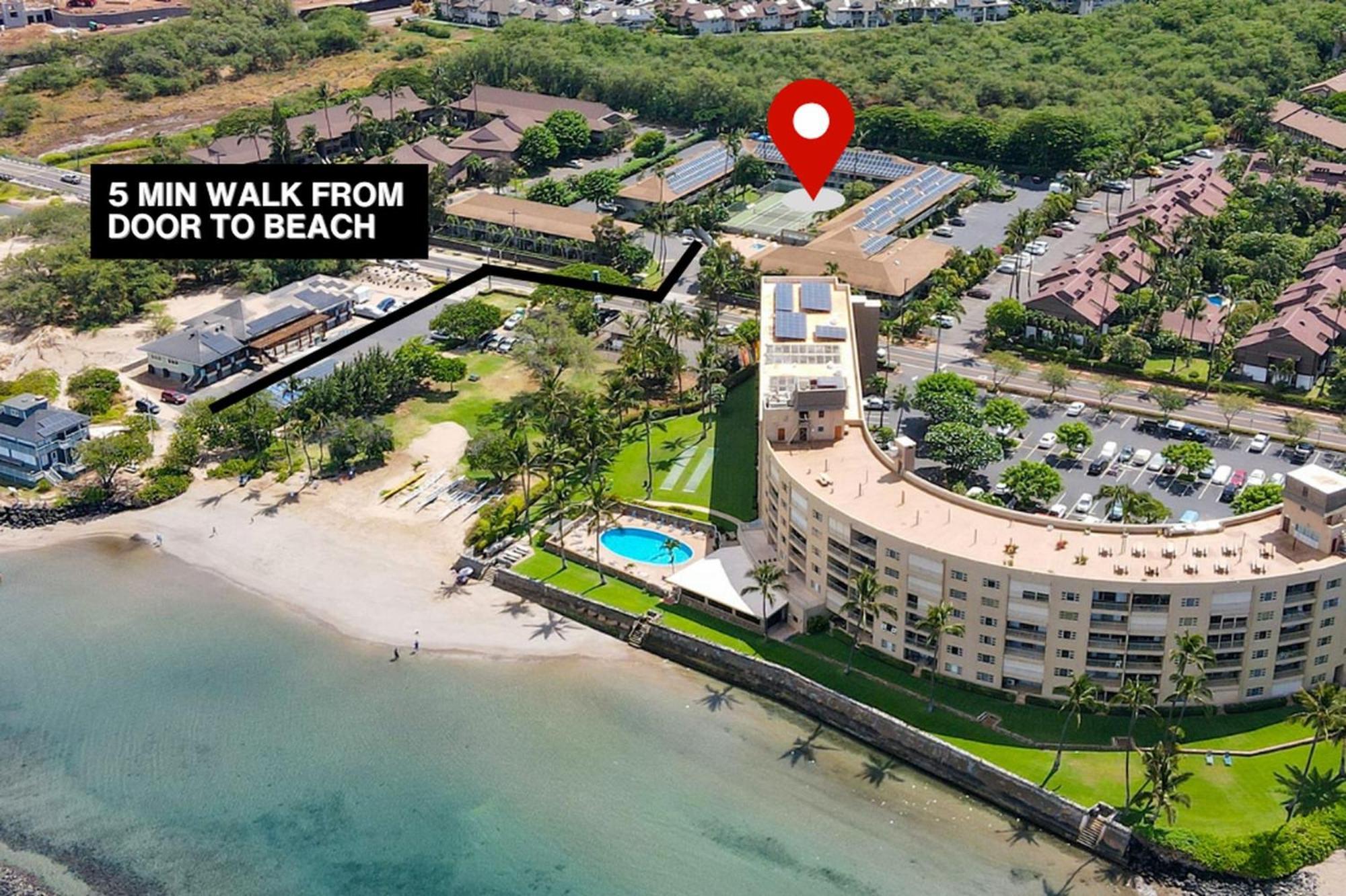3Mins Walk To Beach! Laundry, Pool, Hot Tub & More Кіхеї Екстер'єр фото